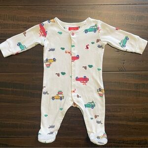 Joules Printed Ziggy One Piece Cotton Footies